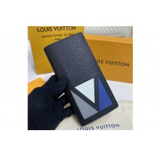 Louis Vuitton M30791 Brazza Wallet in Black Taiga cowhide leather Louis Vuitton M30791 Brazza Wallet in Black Taiga cowhide leather