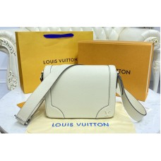 Louis Vuitton M30808 new Flap Messenger Bag in White Taiga cowhide leather Louis Vuitton M30808 new Flap Messenger Bag in White Taiga cowhide leather