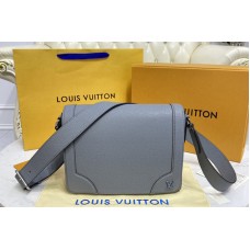 Louis Vuitton M30808 new Flap Messenger Bag in Grey Taiga cowhide leather Louis Vuitton M30808 new Flap Messenger Bag in Grey Taiga cowhide leather