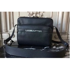 Louis Vuitton M31003 Messenger PM Bag in Black Taiga Leather Louis Vuitton M31003 Messenger PM Bag in Black Taiga Leather