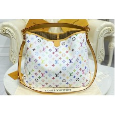 Louis Vuitton M40353 Graceful MM hobo Bag in White Monogram Multicolor Louis Vuitton M40353 Graceful MM hobo Bag in White Monogram Multicolor