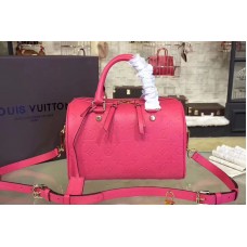 Louis Vuitton M40763 Speedy 30 Top Handle Bags Red Monogram Empreinte Leather