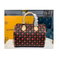 Louis Vuitton M41109 Speedy 25 With Cherry Bags Monogram Canvas Louis Vuitton M41109 Speedy 25 With Cherry Bags Monogram Canvas