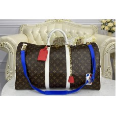 Louis Vuitton M41414 Keepall Bandoulière 55 Bag in Monogram Canvas Louis Vuitton M41414 Keepall Bandoulière 55 Bag in Monogram Canvas