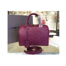 Louis Vuitton M42401 Speedy Bandoulière 25 Bag in Monogram Empreinte Leather Louis Vuitton M42401 Speedy Bandoulière 25 Bag in Monogram Empreinte Leather