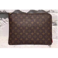 Louis Vuitton M43442 Etui Voyage GM Bags in Monogram Canvas With Fuchsia Louis Vuitton M43442 Etui Voyage GM Bags in Monogram Canvas With Fuchsia