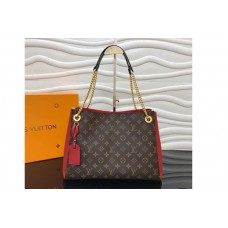 Louis Vuitton M43773 Surene MM Bags in Red Monogram Canvas