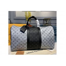 Louis Vuitton M43818 Keepall 50 Bandouliere Travel Bags Monogram Eclipse canvas Louis Vuitton M43818 Keepall 50 Bandouliere Travel Bags Monogram Eclipse canvas