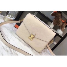 Louis Vuitton M44071 Pochette Metis Bag in Beige Monogram empreinte Leather