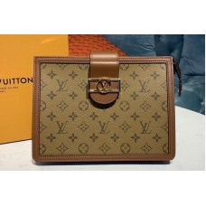 Louis Vuitton M44178 Dauphine Clutch Monogram Reverse Canvas
