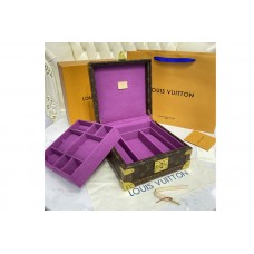 Louis Vuitton M13513 Jewelry Box Monogram Canvas with Purple inside Louis Vuitton M13513 Jewelry Box Monogram Canvas with Purple inside