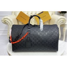 Louis Vuitton M44470 Keepall Bandoulière 50 bag in Monogram Empreinte leather