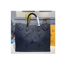Louis Vuitton M44570 Onthego tote bags Navy Blue Taurillon leather