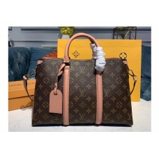Louis Vuitton M44816 Soufflot MM Bags Monogram Canvas With Pink Calf Leather Sale! Louis Vuitton M44816 Soufflot MM Bags Monogram Canvas With Pink Calf Leather Sale!