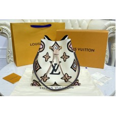 Louis Vuitton M45822 NéoNoé MM bucket bag in Cream Monogram coated canvas Louis Vuitton M45822 NéoNoé MM bucket bag in Cream Monogram coated canvas