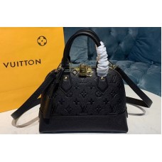 Louis Vuitton M44829 Alma BB handbags Black Taurillon leather