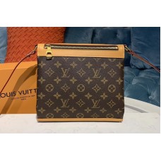 Louis Vuitton M44879 Saumur Messenger PM bag Monogram canvas and natural leather Louis Vuitton M44879 Saumur Messenger PM bag Monogram canvas and natural leather