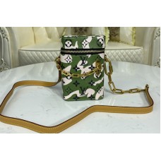 Louis Vuitton M44914 Phone Box Bag in Green Monogram canvas Louis Vuitton M44914 Phone Box Bag in Green Monogram canvas