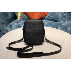 Louis Vuitton M44972 Danube Slim mens bag in Monogram Shadow calf leather