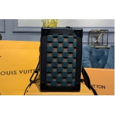 Louis Vuitton M45044 Vertical Soft Trunk bag Damier Ebene Canvas With Green
