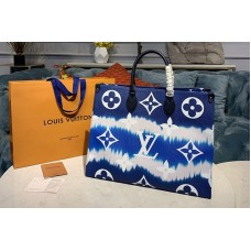 Louis Vuitton M45120 Escale Onthego GM tote bag in Blue Monogram canvas Louis Vuitton M45120 Escale Onthego GM tote bag in Blue Monogram canvas