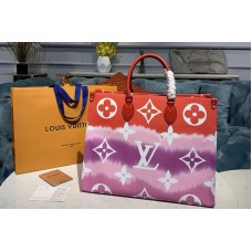 Louis Vuitton M45121 Escale Onthego GM tote bag in Red Monogram canvas Louis Vuitton M45121 Escale Onthego GM tote bag in Red Monogram canvas