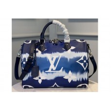 Louis Vuitton M45146 Escale Speedy Bandouliere 30 Blue Monogram coated canvas Louis Vuitton M45146 Escale Speedy Bandouliere 30 Blue Monogram coated canvas