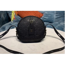 Louis Vuitton M45167 Boite Chapeau Souple MM handbag in black Taurillon leather Louis Vuitton M45167 Boite Chapeau Souple MM handbag in black Taurillon leather