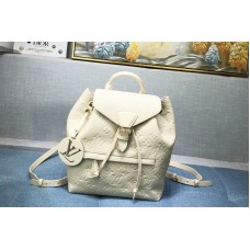 Louis Vuitton M45397 Montsouris Backpack IN Cream Monogram Empreinte embossed leather Louis Vuitton M45397 Montsouris Backpack IN Cream Monogram Empreinte embossed leather