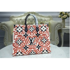 Louis Vuitton M45358 Crafty Onthego GM tote bag in Cream and Red Monogram Giant coated canvas Louis Vuitton M45358 Crafty Onthego GM tote bag in Cream and Red Monogram Giant coated canvas