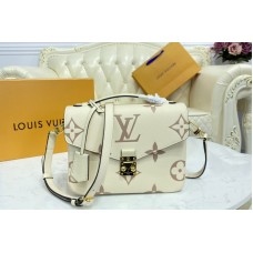 Louis Vuitton M45596 Pochette Metis Bag in Bicolor Monogram Empreinte Leather