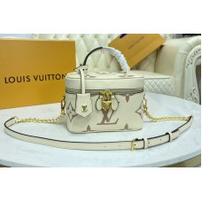 Louis Vuitton M45599 Vanity PM handbag in Bicolor Monogram Empreinte Leather