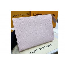 Louis Vuitton M45666 Poche Toilette 26 in Pink Monogram Empreinte leather