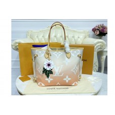 Louis Vuitton M45679 Neverfull MM tote bag in Brume Gray Monogram Giant coated canvas Louis Vuitton M45679 Neverfull MM tote bag in Brume Gray Monogram Giant coated canvas
