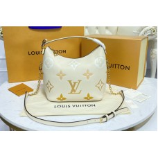 Louis Vuitton M45698 Marshmallow hobo bag in Cream/Saffron Monogram Empreinte Leather