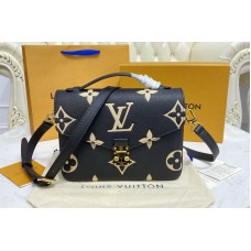 Louis Vuitton M45773 Pochette Metis Bag in Black Monogram Empreinte leather Louis Vuitton M45773 Pochette Metis Bag in Black Monogram Empreinte leather