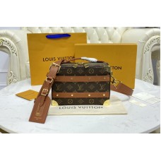 Louis Vuitton M45785 lvxnba small handle trunk Bag in Monogram and Monogram canvas Louis Vuitton M45785 lvxnba small handle trunk Bag in Monogram and Monogram canvas