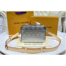 Louis Vuitton M45785 Handle Trunk bag in Silver Monogram vernis