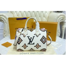 Louis Vuitton M45828 Speedy Bandoulière 25 handbag in Cream Autres Toiles Monogram