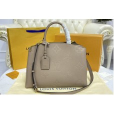 Louis Vuitton M45833 Grand Palais tote bag in Tourterelle Gray Monogram Empreinte Leather Louis Vuitton M45833 Grand Palais tote bag in Tourterelle Gray Monogram Empreinte Leather