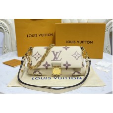 Louis Vuitton M45836 Favorite shoudler bag in Beige/Cream Monogram Empreinte Leather Louis Vuitton M45836 Favorite shoudler bag in Beige/Cream Monogram Empreinte Leather