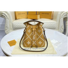 Louis Vuitton M46029 NeoNoe bucket bag in Brown/Beige Monogram Empreinte Leather