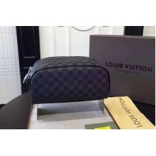 Louis Vuitton N47526 Trousse Toilette 18 Cosmetic Bags in Damier Graphite Canvas Louis Vuitton N47526 Trousse Toilette 18 Cosmetic Bags in Damier Graphite Canvas