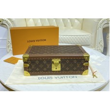 Louis Vuitton M20039 8 watch case in Monogram canvas With Red Louis Vuitton M20039 8 watch case in Monogram canvas With Red