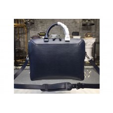 Louis Vuitton M51690 Oliver Briefcase Bags in Navy Blue Epi Leather Louis Vuitton M51690 Oliver Briefcase Bags in Navy Blue Epi Leather