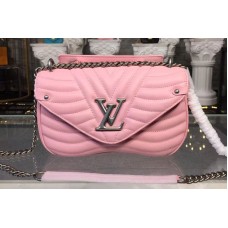 Louis Vuitton M51944 New Wave Chain MM Bags Pink Smooth calf leather