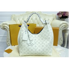 Louis Vuitton M53188 Carmel hobo bag in White Mahina calf leather Louis Vuitton M53188 Carmel hobo bag in White Mahina calf leather