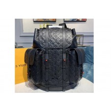 Louis Vuitton M53285 Christopher Backpack GM Bags Black Taurillon leather Louis Vuitton M53285 Christopher Backpack GM Bags Black Taurillon leather