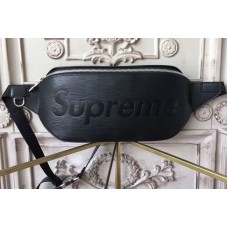 Louis Vuitton M54319 Supreme X Belt Bag in Black Epi Leather