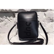 Louis Vuitton M53417 Supreme x Danube PM Bag in Black Epi Leather